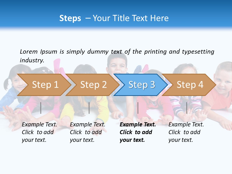 Cute Life Potrait PowerPoint Template