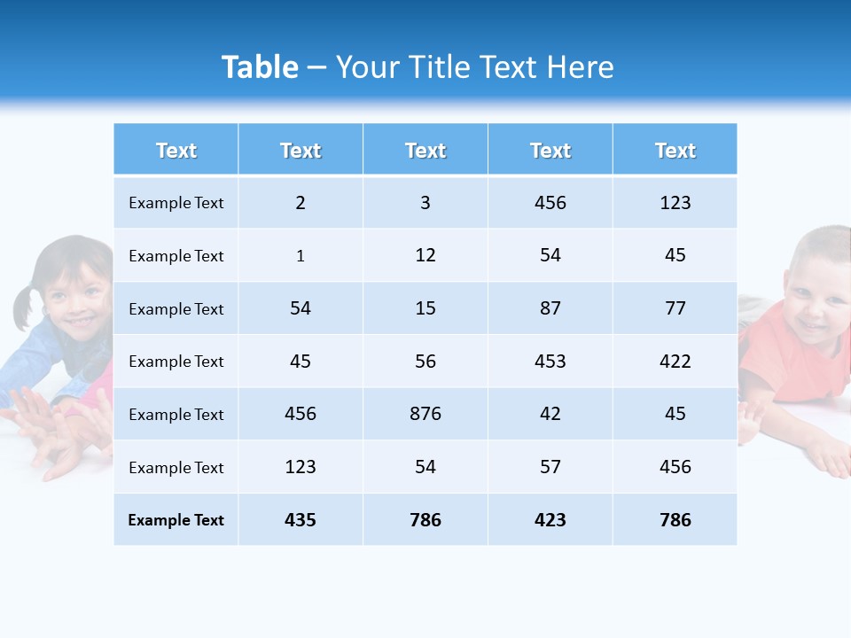 Cute Life Potrait PowerPoint Template