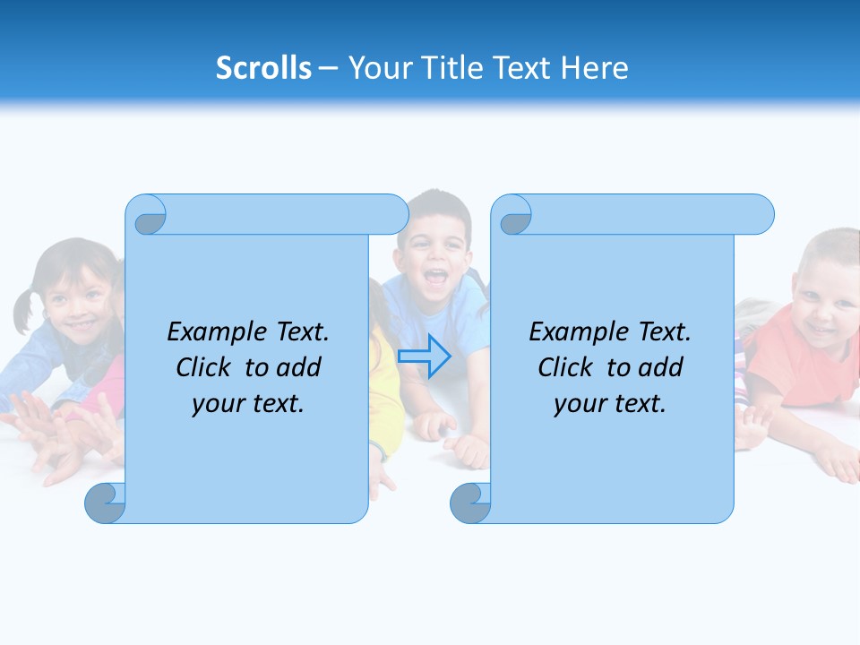 Cute Life Potrait PowerPoint Template