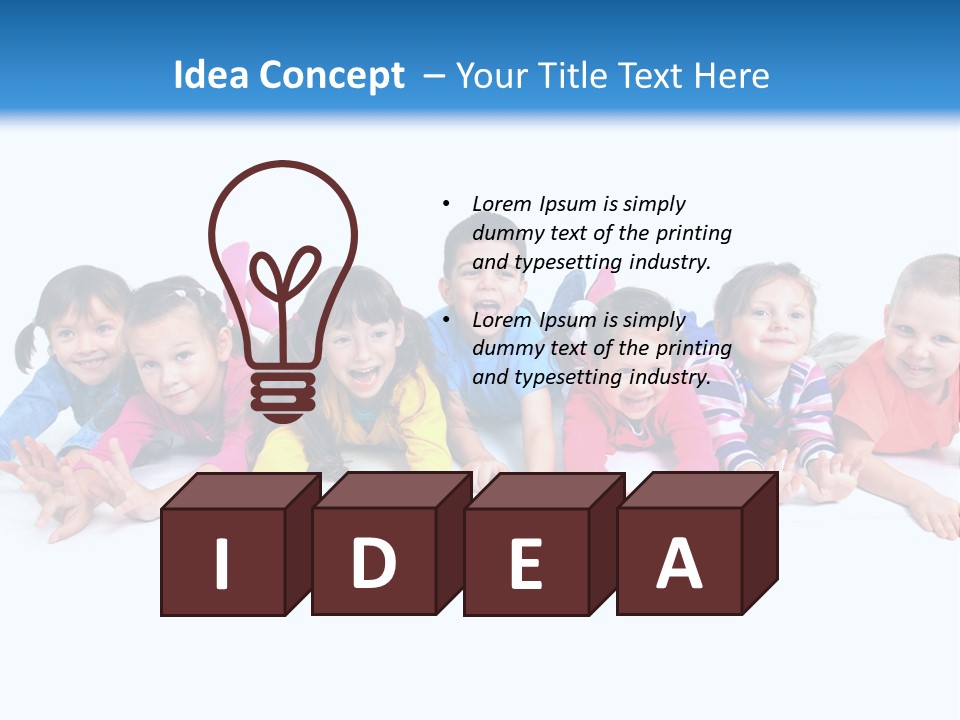 Cute Life Potrait PowerPoint Template