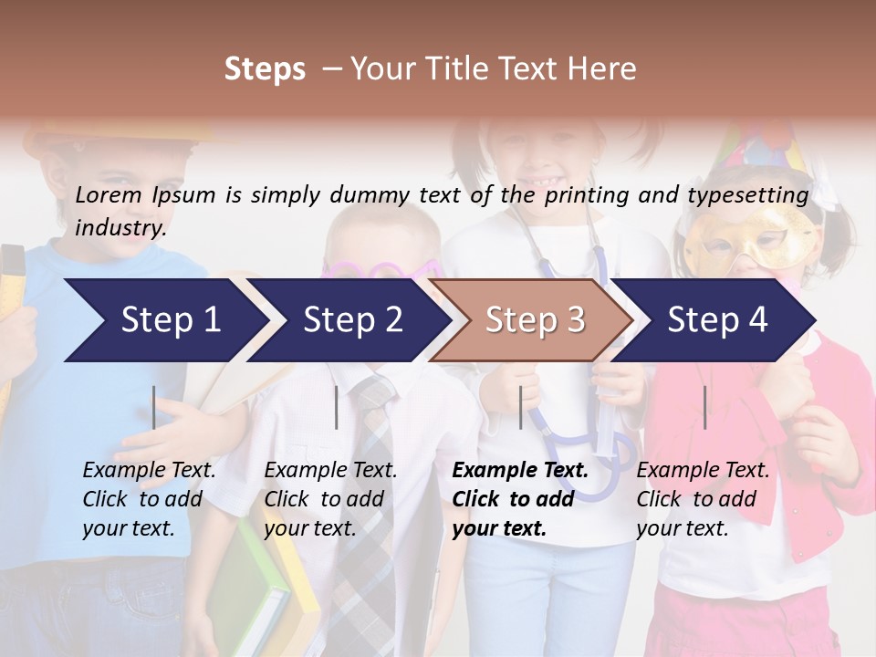 Equipment Business Clothing PowerPoint Template
