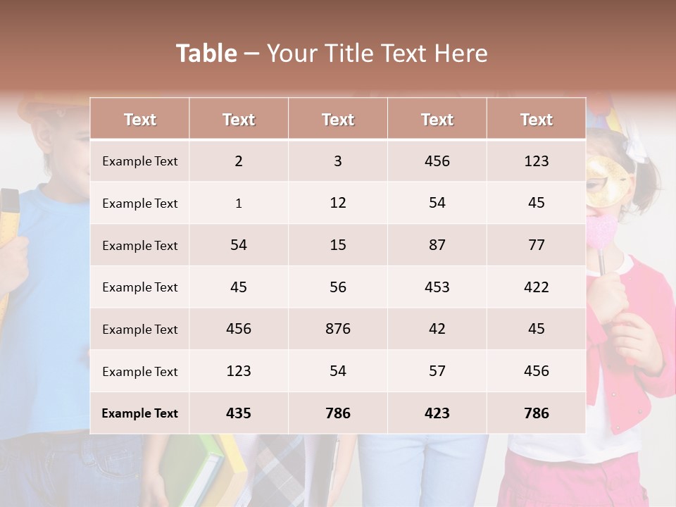 Equipment Business Clothing PowerPoint Template
