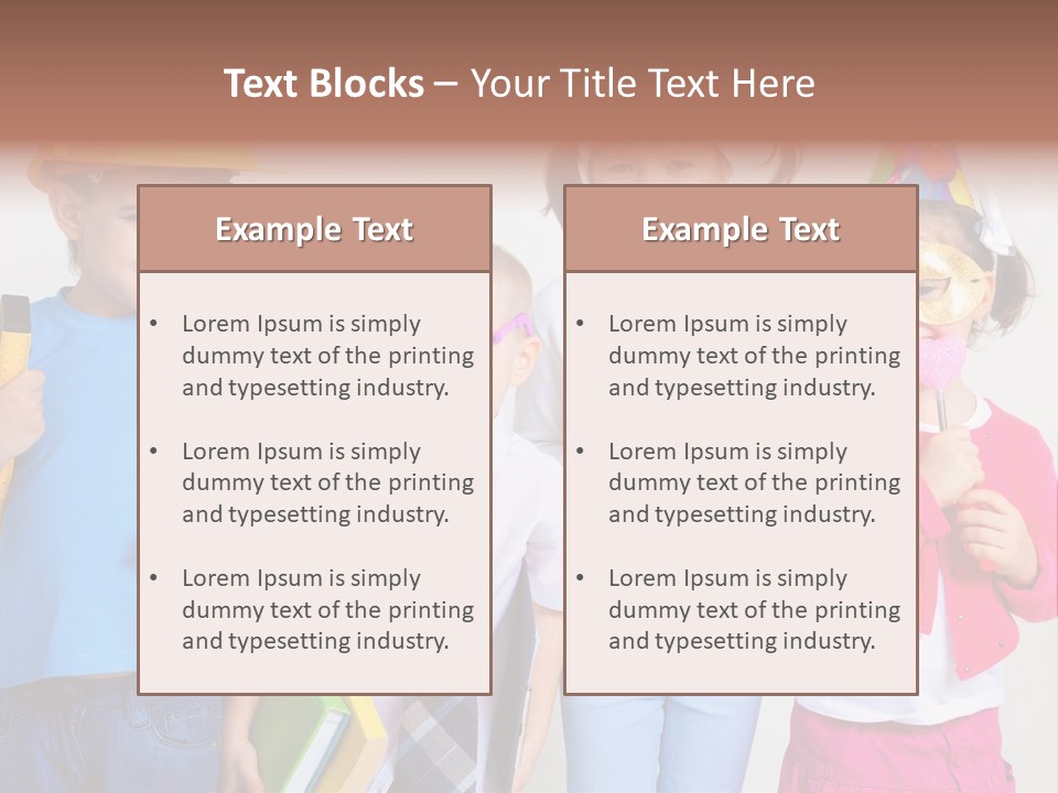 Equipment Business Clothing PowerPoint Template
