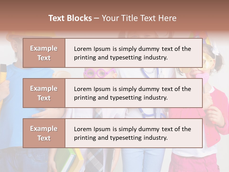 Equipment Business Clothing PowerPoint Template