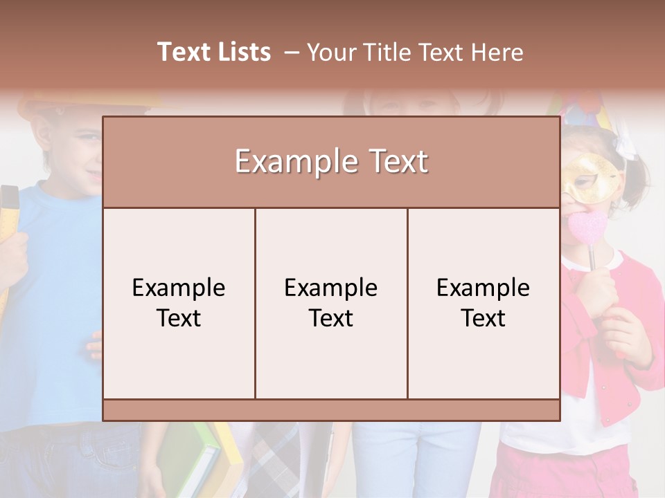 Equipment Business Clothing PowerPoint Template