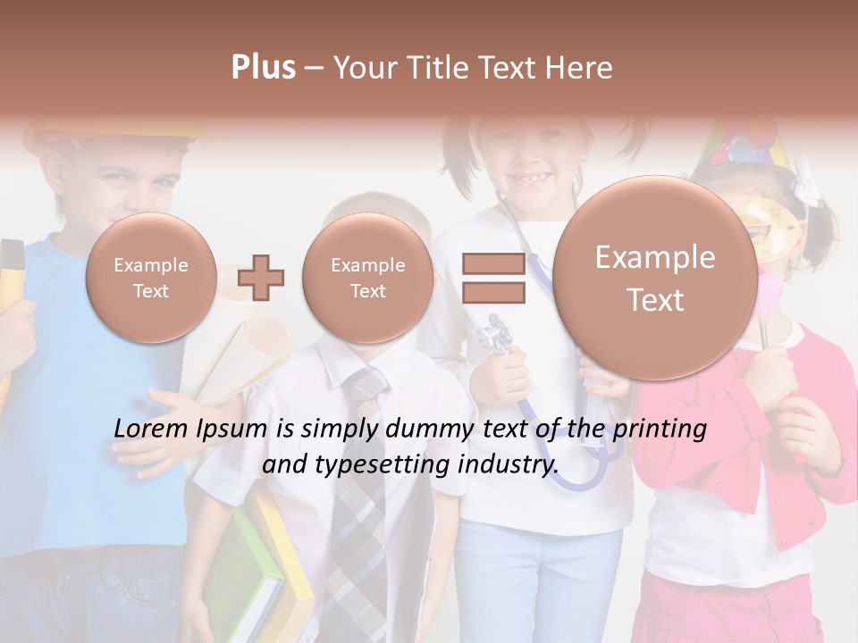 Equipment Business Clothing PowerPoint Template