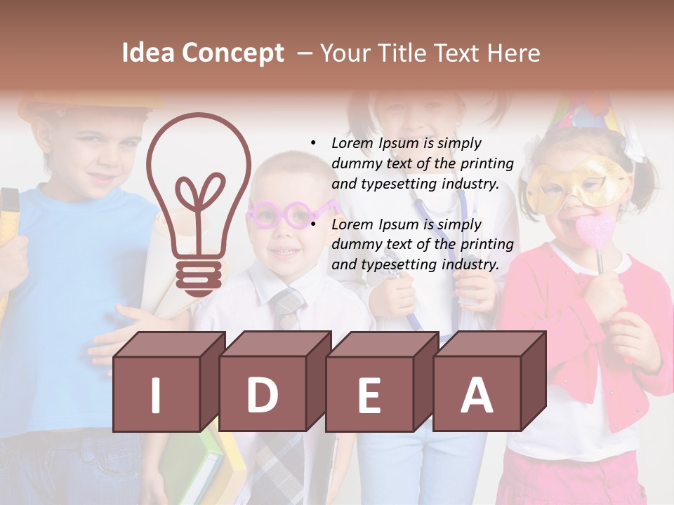 Equipment Business Clothing PowerPoint Template