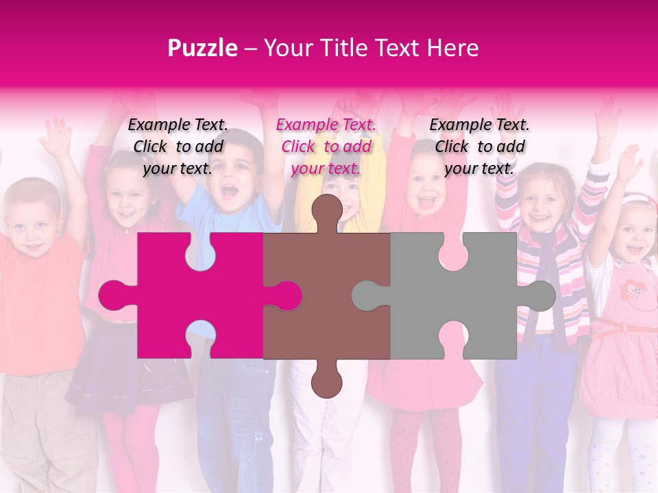 Laughing Seven Group PowerPoint Template