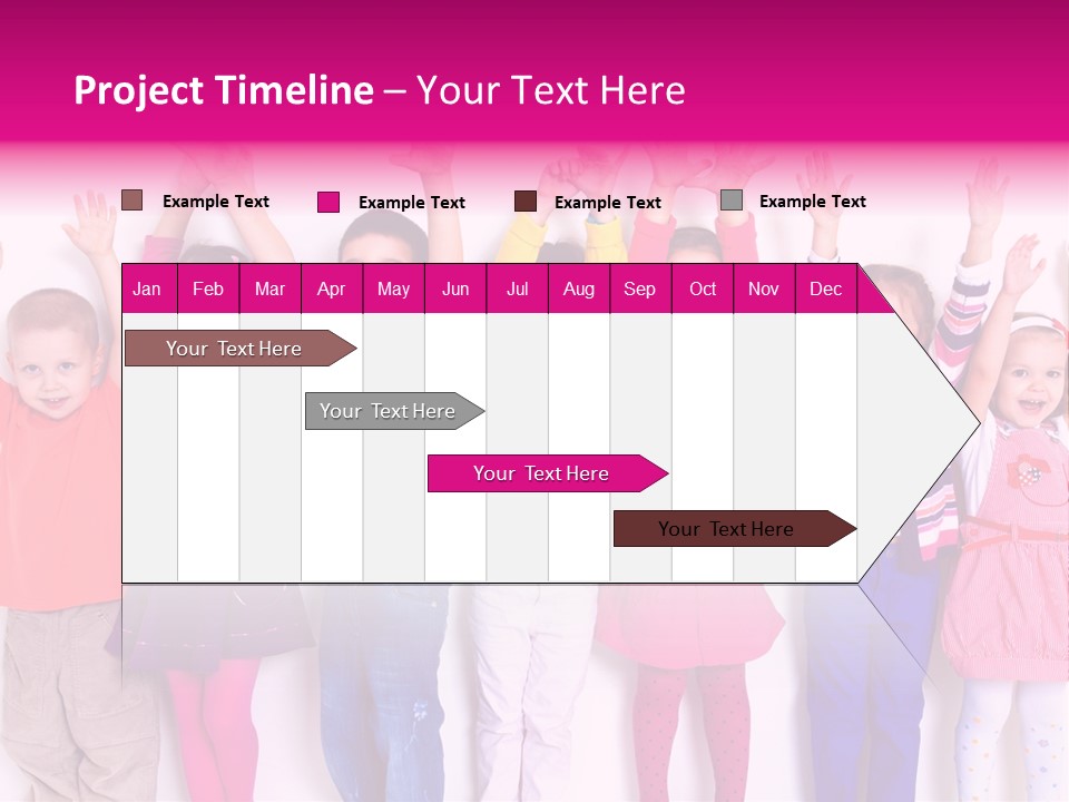 Laughing Seven Group PowerPoint Template