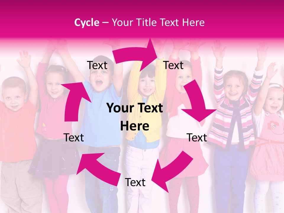 Laughing Seven Group PowerPoint Template