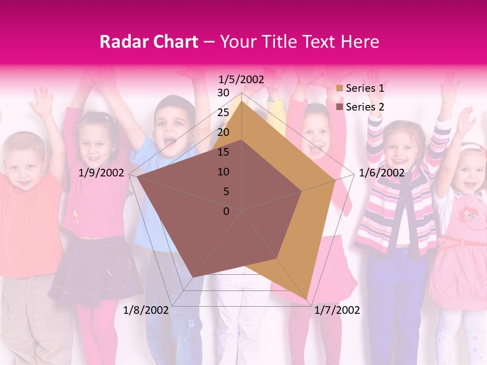 Laughing Seven Group PowerPoint Template