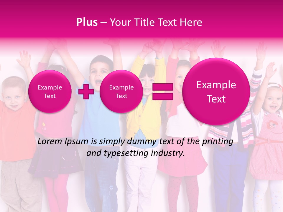 Laughing Seven Group PowerPoint Template