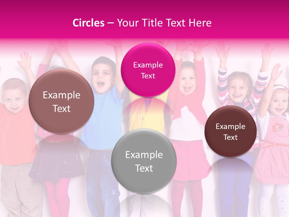 Laughing Seven Group PowerPoint Template