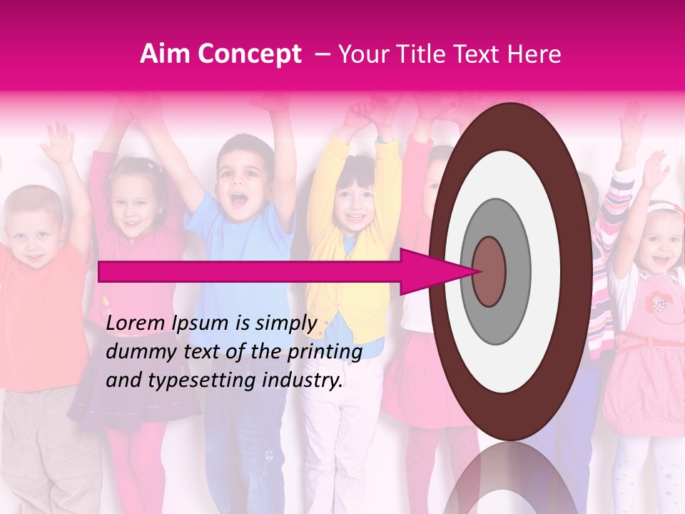 Laughing Seven Group PowerPoint Template