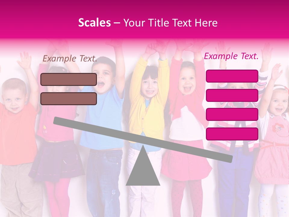 Laughing Seven Group PowerPoint Template