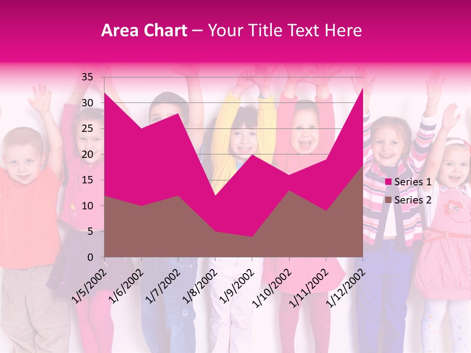 Laughing Seven Group PowerPoint Template