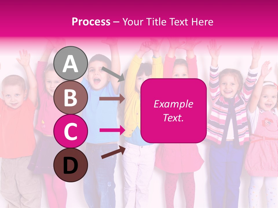 Laughing Seven Group PowerPoint Template