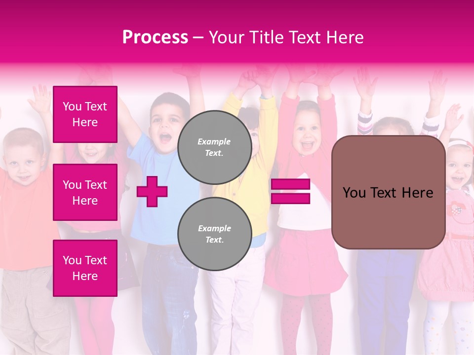 Laughing Seven Group PowerPoint Template