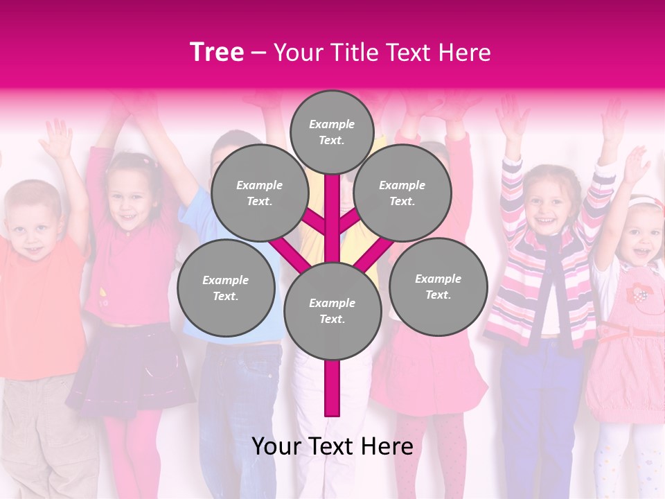 Laughing Seven Group PowerPoint Template