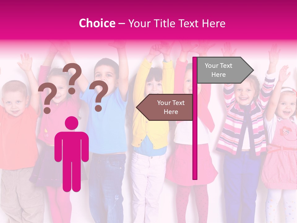 Laughing Seven Group PowerPoint Template