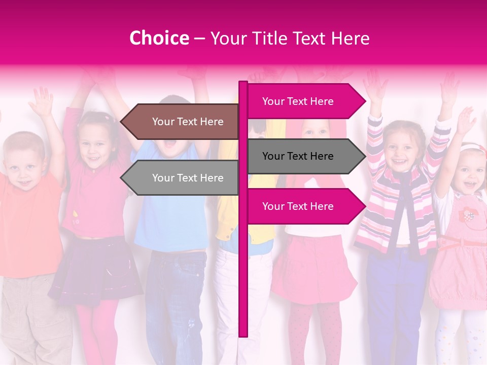 Laughing Seven Group PowerPoint Template