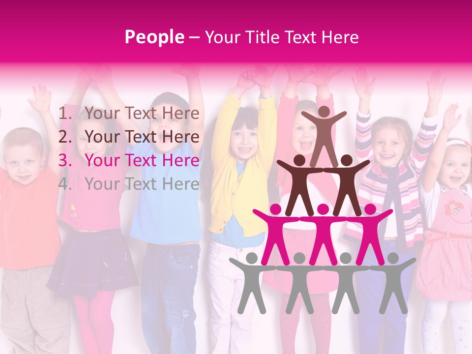 Laughing Seven Group PowerPoint Template