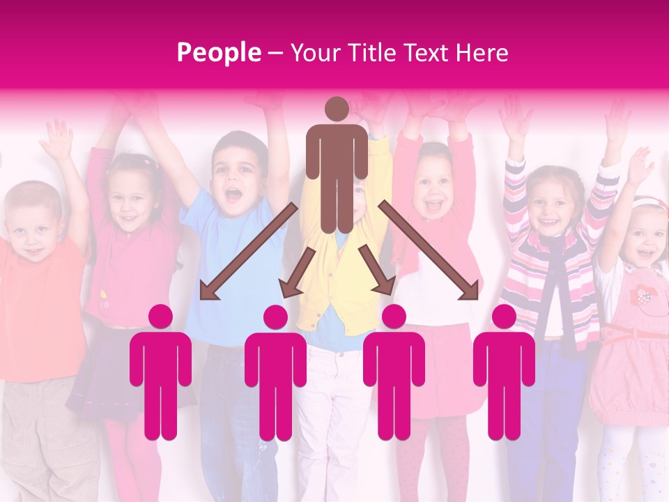 Laughing Seven Group PowerPoint Template