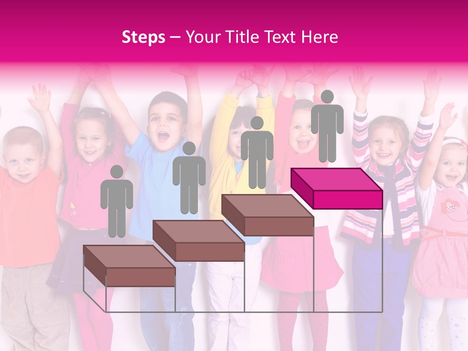 Laughing Seven Group PowerPoint Template