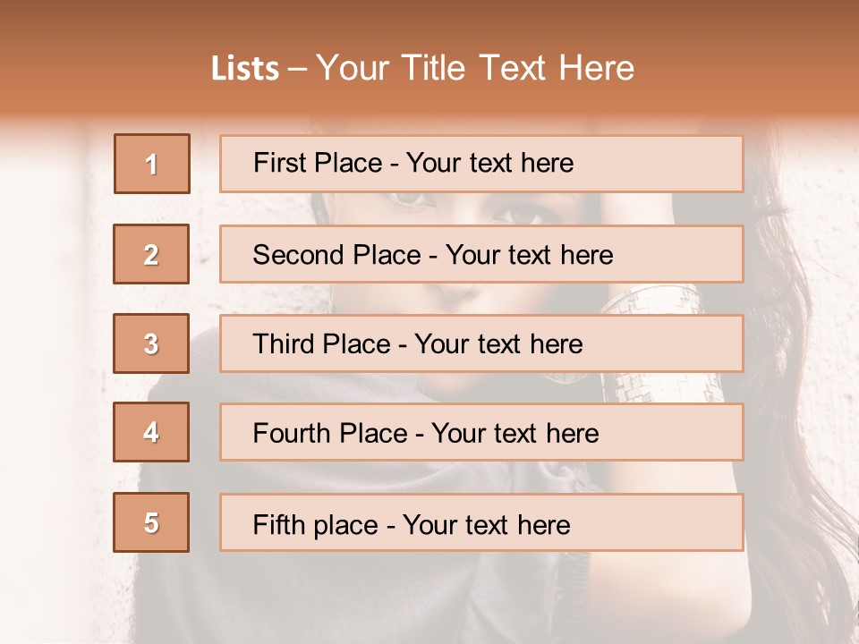 Fashion Wall Beautiful PowerPoint Template