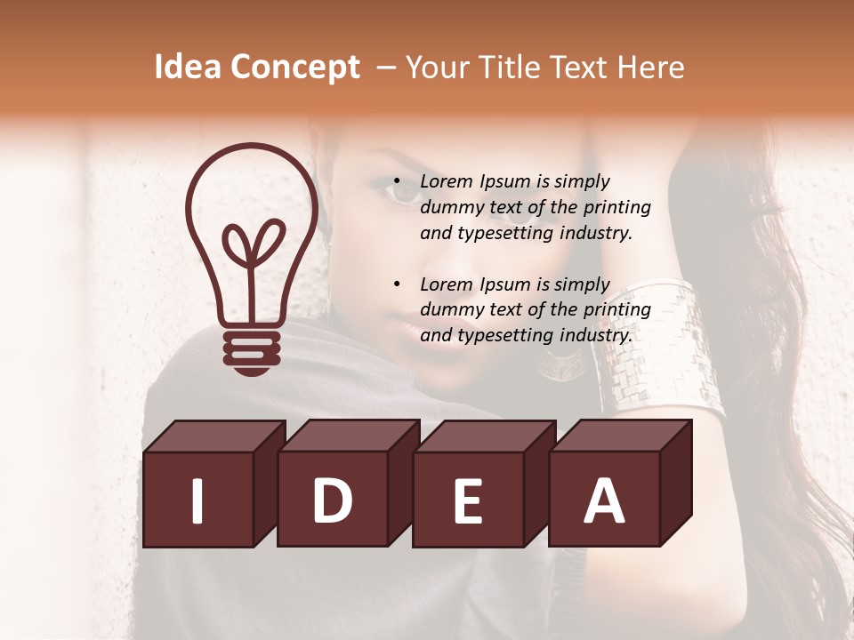 Fashion Wall Beautiful PowerPoint Template