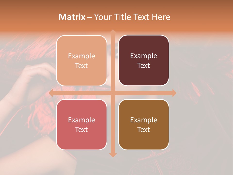 Brunette Lips Woman PowerPoint Template