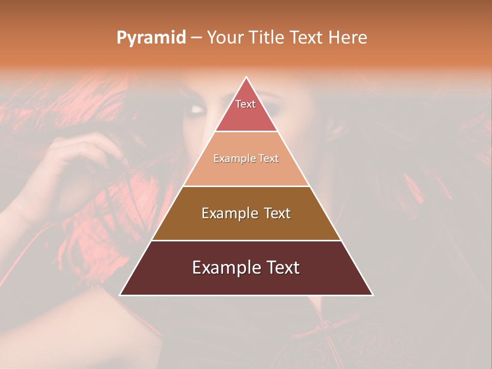 Brunette Lips Woman PowerPoint Template