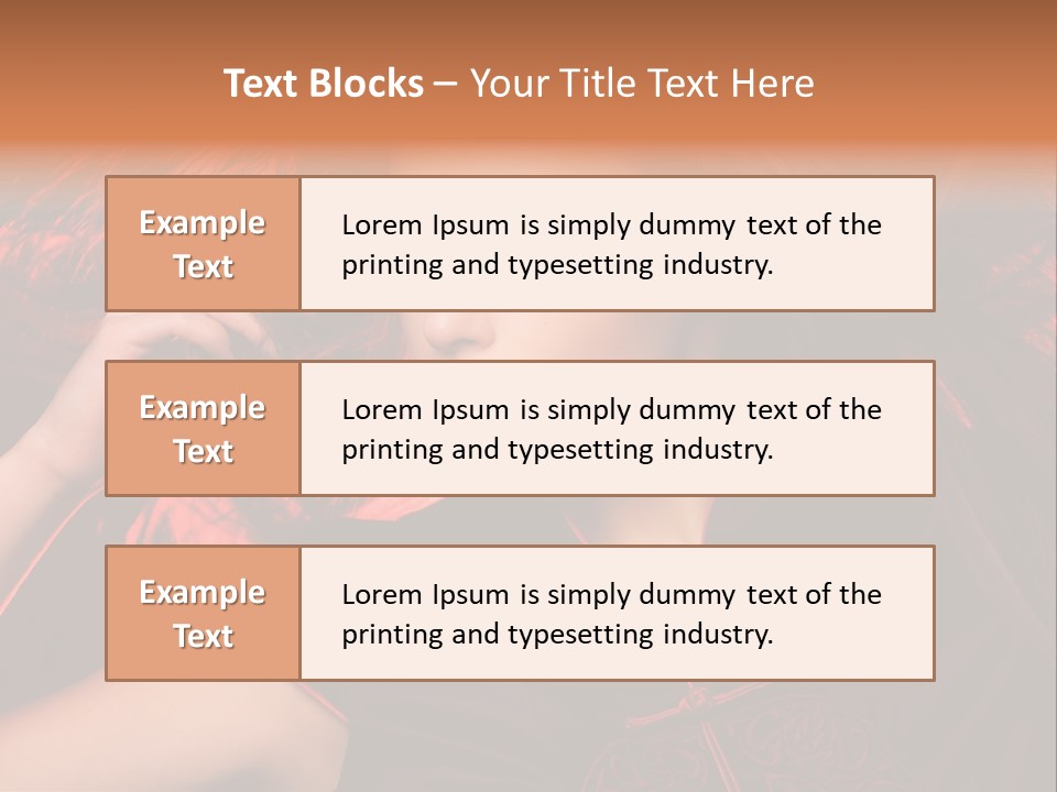 Brunette Lips Woman PowerPoint Template