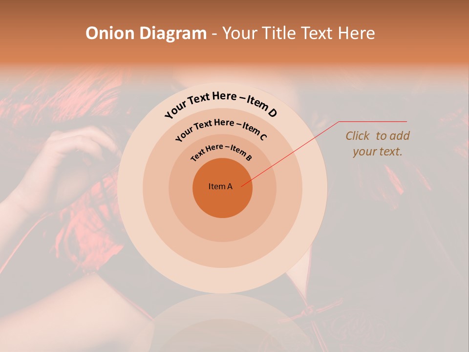 Brunette Lips Woman PowerPoint Template