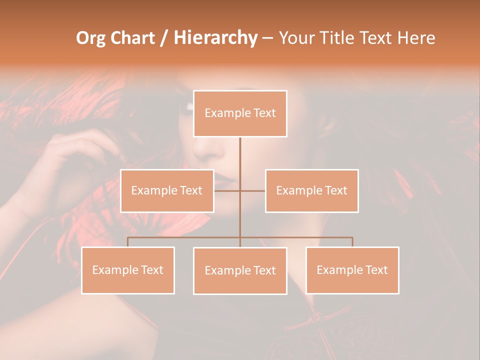 Brunette Lips Woman PowerPoint Template