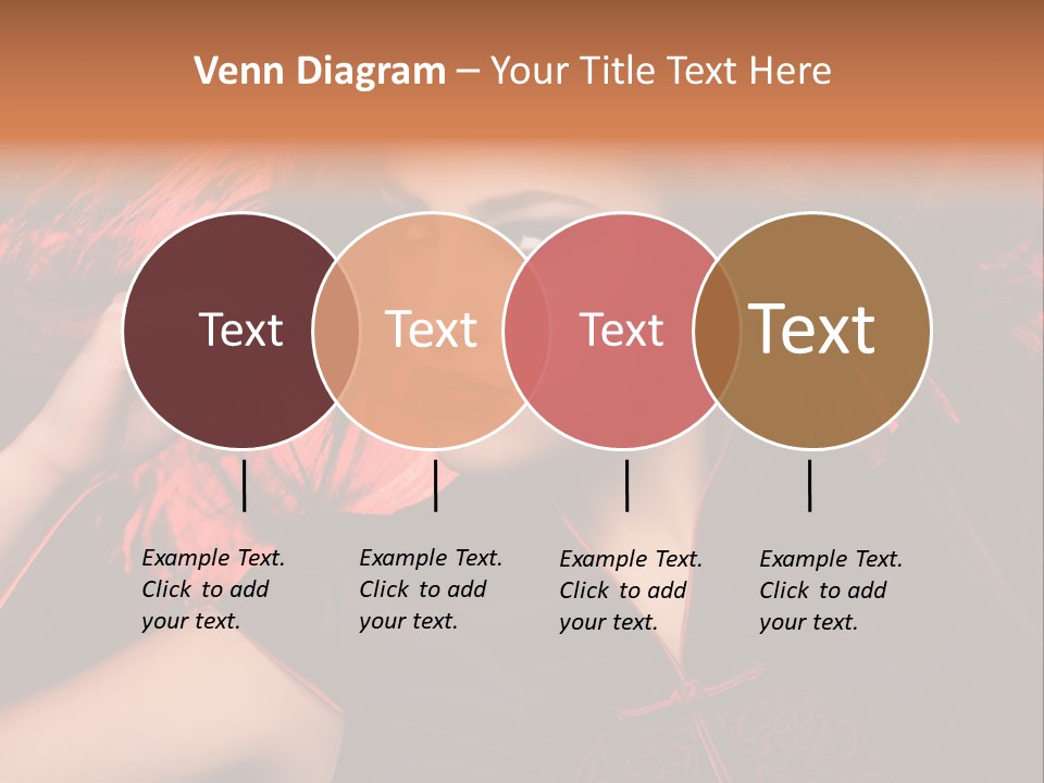 Brunette Lips Woman PowerPoint Template