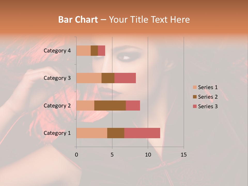 Brunette Lips Woman PowerPoint Template