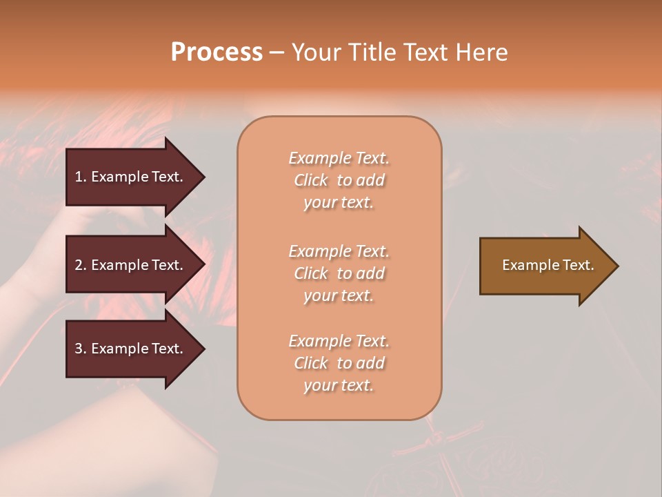 Brunette Lips Woman PowerPoint Template