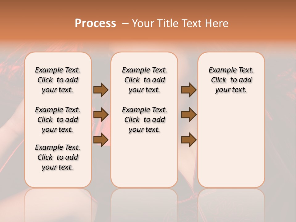 Brunette Lips Woman PowerPoint Template