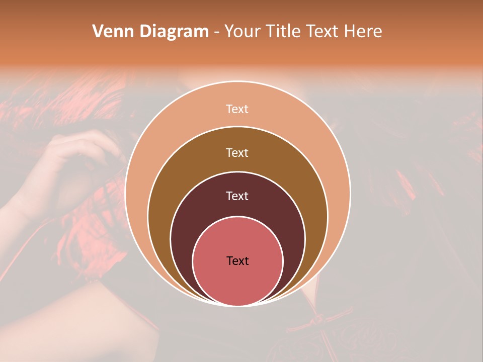 Brunette Lips Woman PowerPoint Template