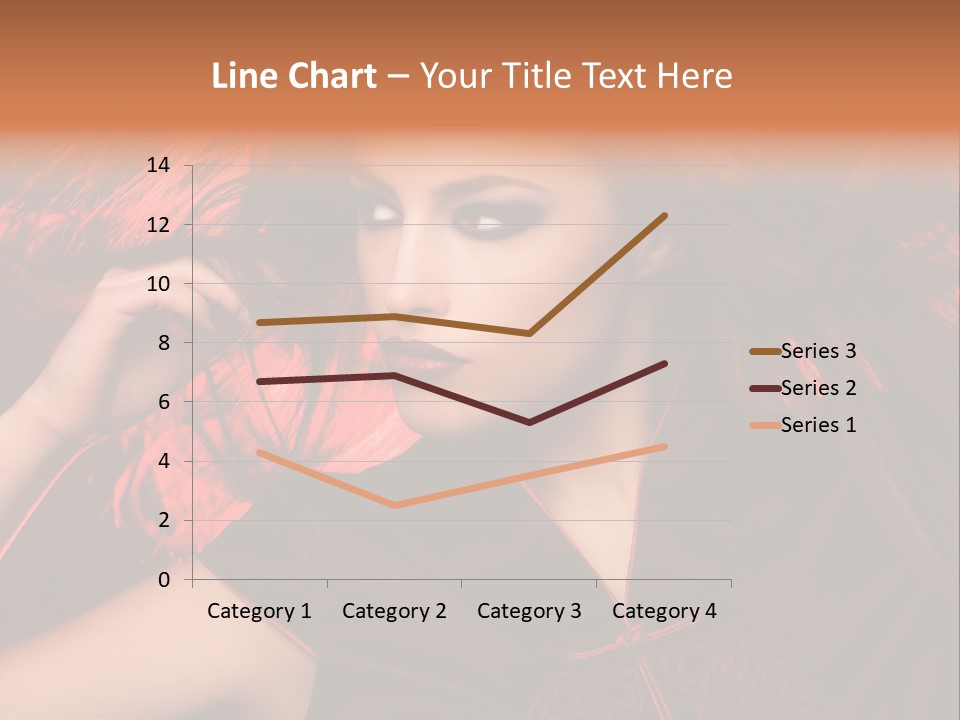 Brunette Lips Woman PowerPoint Template