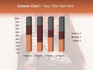 Model Face Outdoors PowerPoint Template