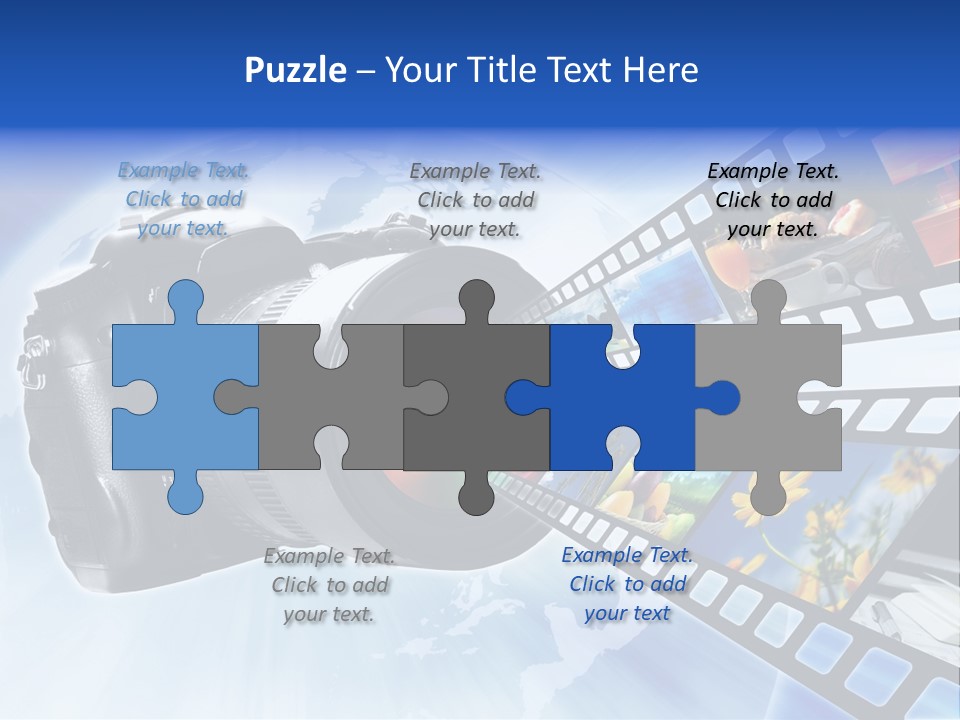 Stock Photo Photo Software PowerPoint Template