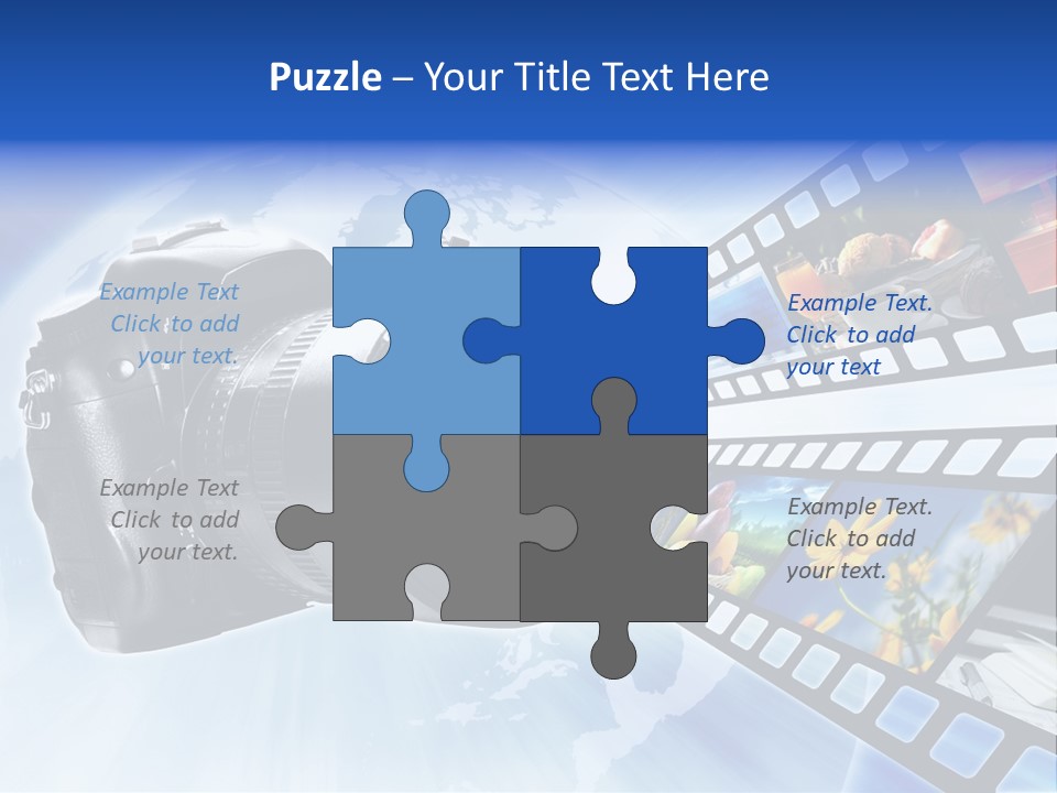 Stock Photo Photo Software PowerPoint Template