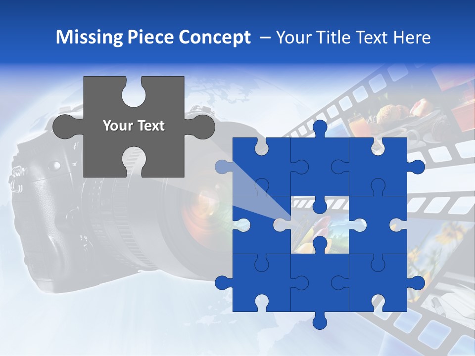 Stock Photo Photo Software PowerPoint Template