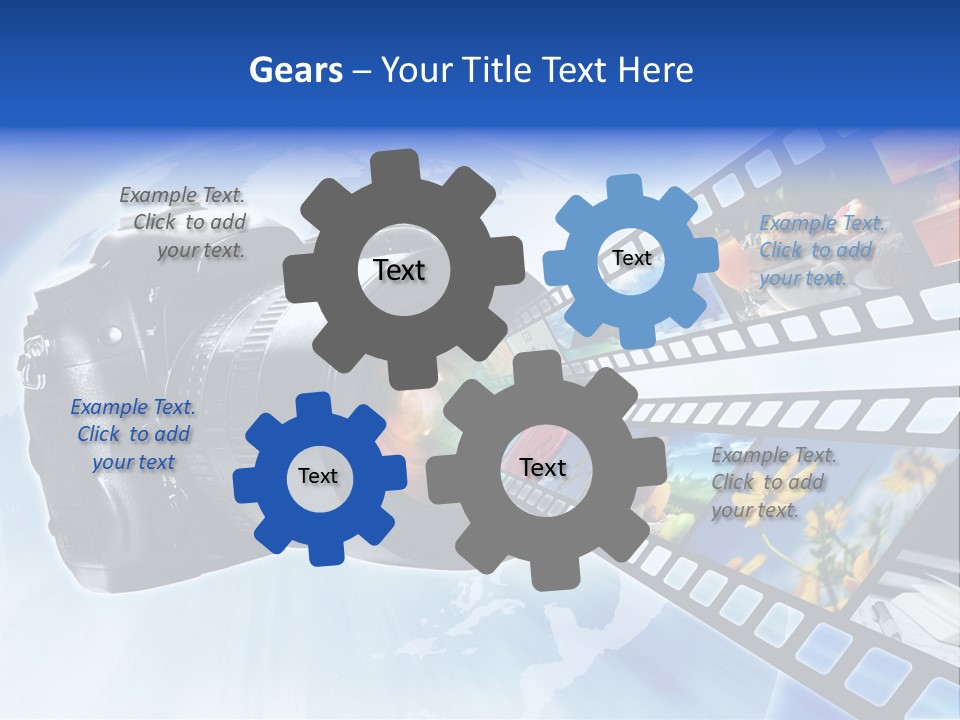 Stock Photo Photo Software PowerPoint Template
