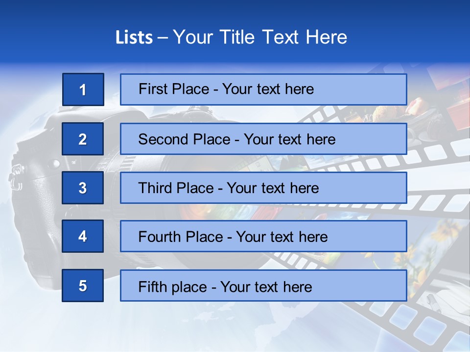 Stock Photo Photo Software PowerPoint Template