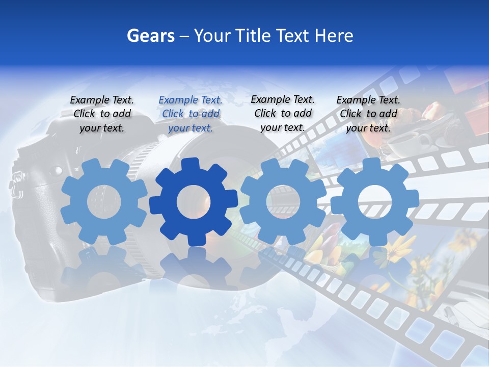 Stock Photo Photo Software PowerPoint Template