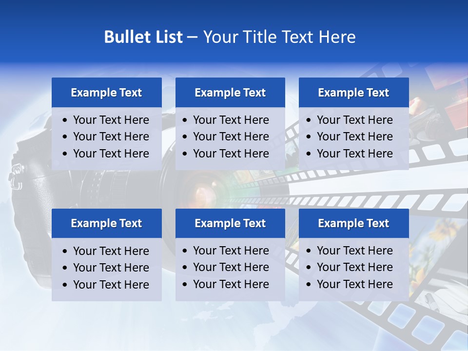 Stock Photo Photo Software PowerPoint Template