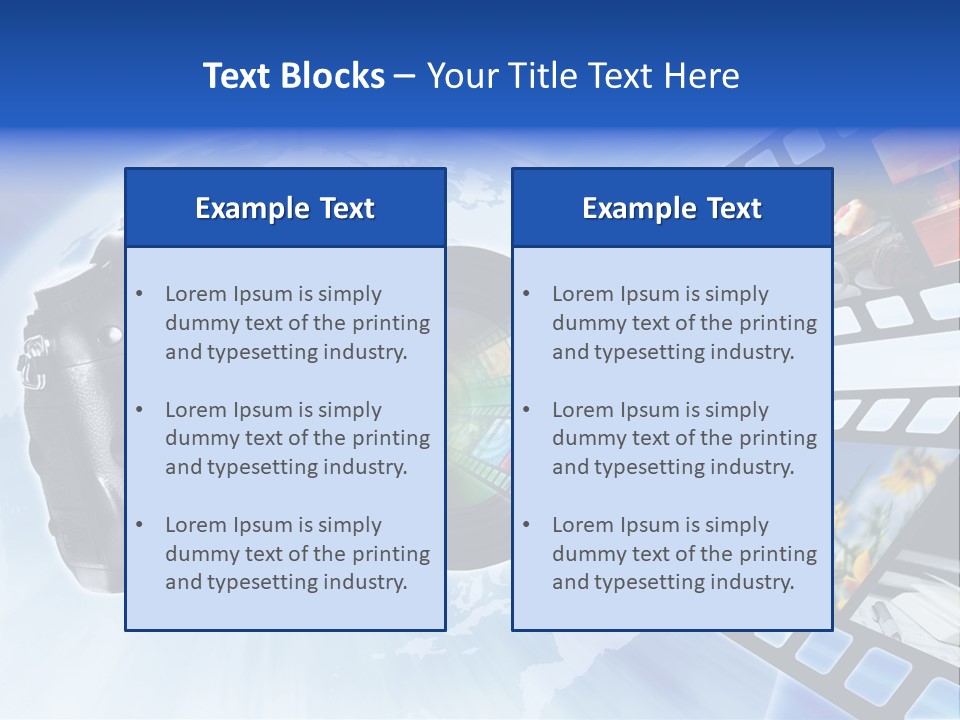 Stock Photo Photo Software PowerPoint Template